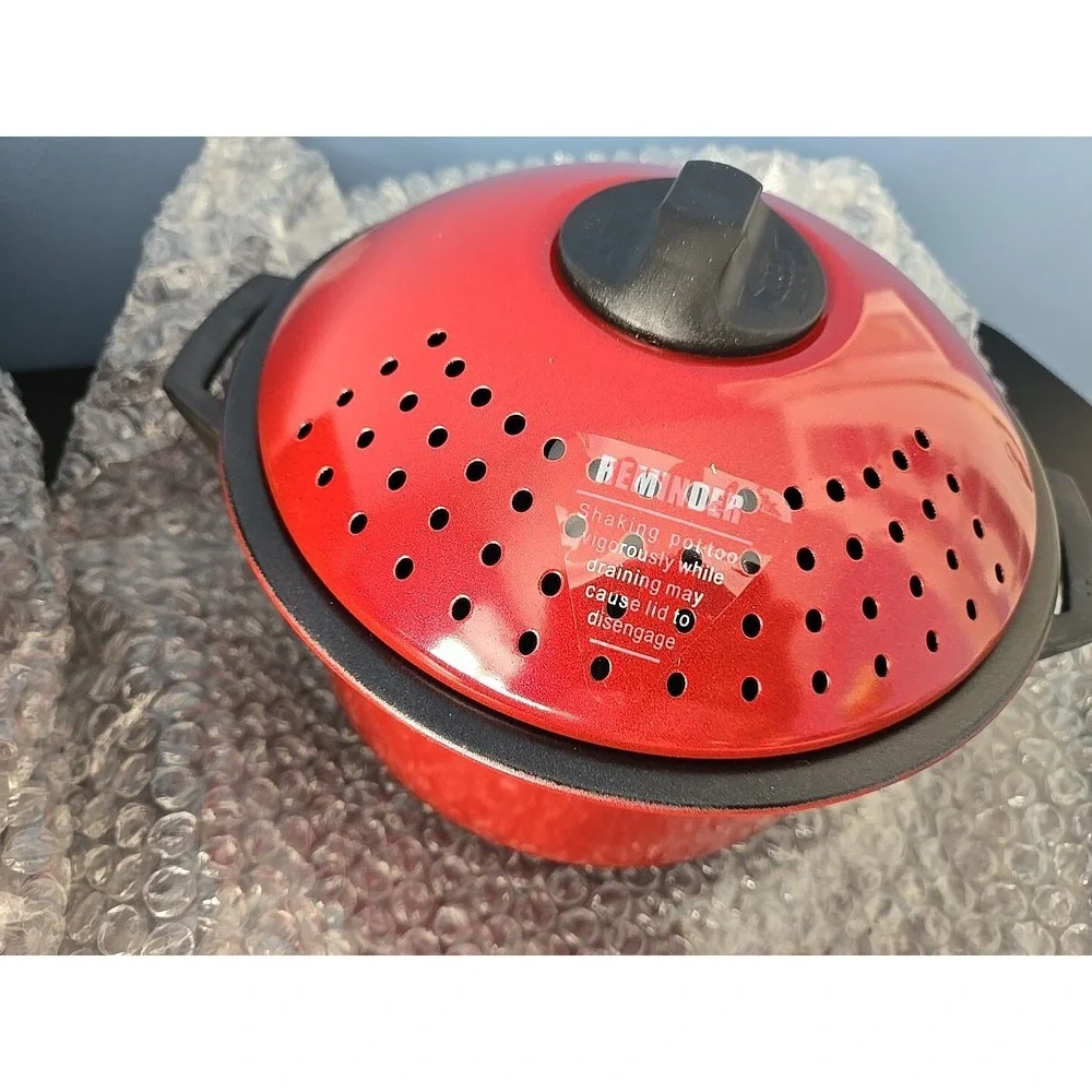 Pasta Pro Cook Drain & Serve As seen on TV 2 Quart & 6 Quart SET + Free‎ Grater